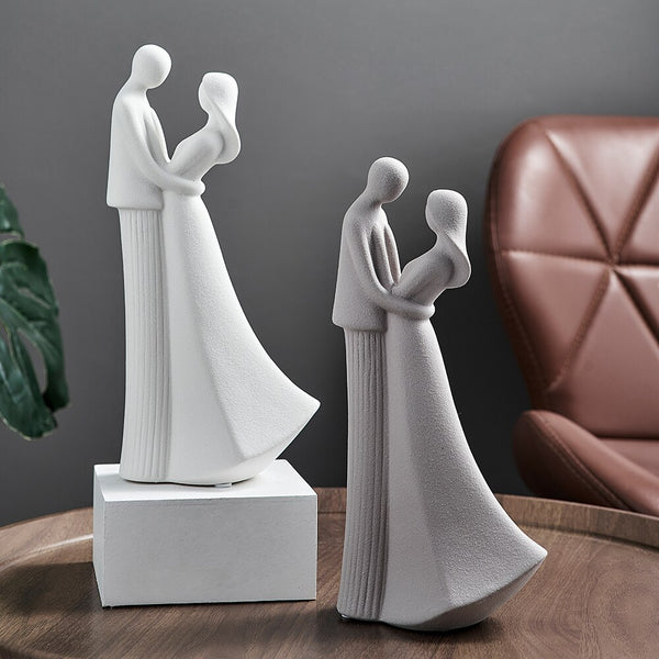 Eternal Embrace Couple Sculptures
